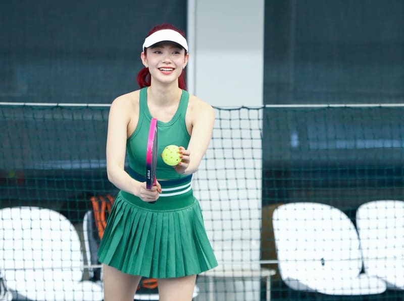 1-Minh Hằng làm đại sứ cho Giải Pickleball lần 1 - 2025