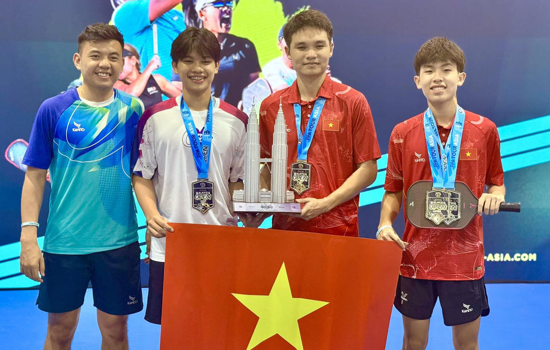 Nam thần chơi pickleball tại Việt Nam