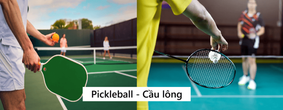 So sánh Pickleball và Cầu lông 3