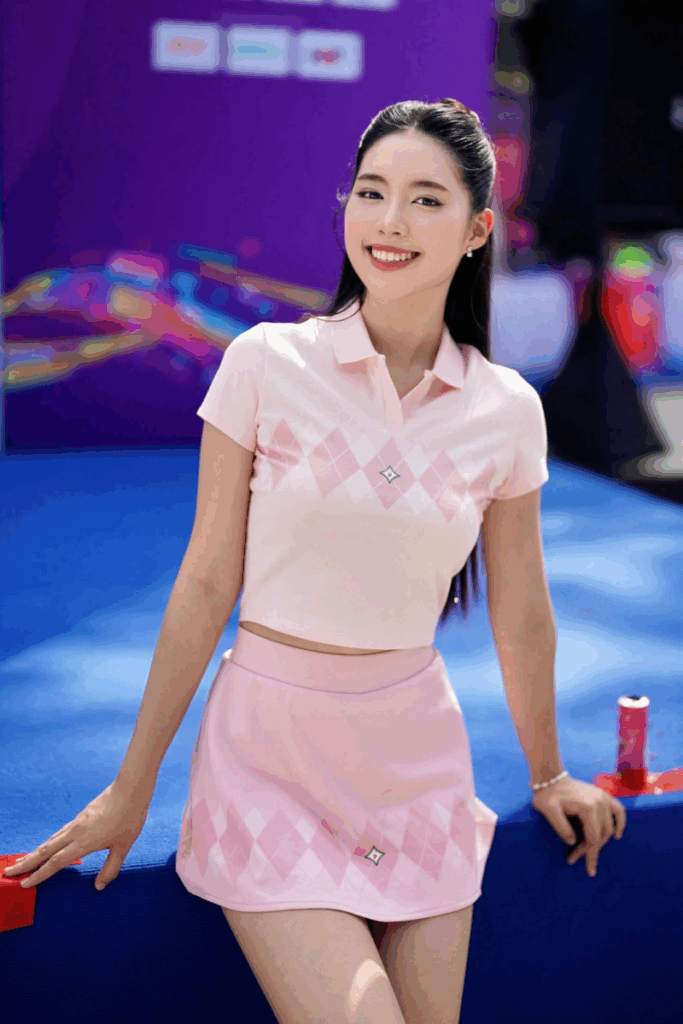 Trang phục xinh đẹp của các nàng hậu, hotgirl trên sân bóng Pickleball 3