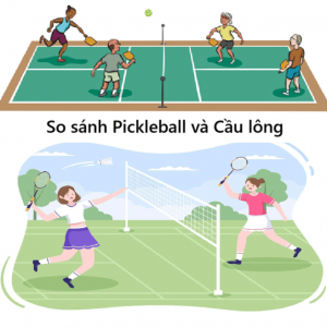 So sánh Pickleball và Cầu lông: Điểm giống và khác trong luật chơi và hình thức thi đấu?