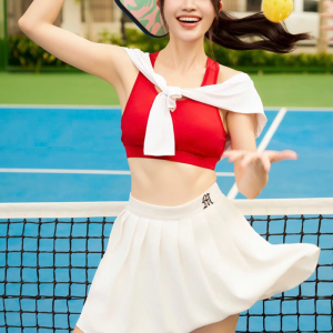 Điểm qua trang phục xinh đẹp trên sân bóng Pickleball của các nàng hậu, hotgirl