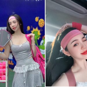 Ngắm nhìn outfit xinh lung linh của diễn viên Quỳnh Kool trên sân Pickleball